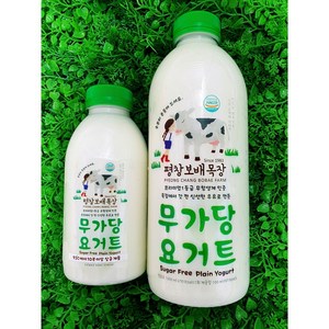 무가당 무설탕 플레인 요거트 평창보배목장 1000ml, 1개, 1L