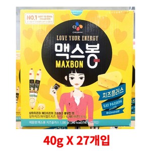 코스트코 CJ 맥스봉 치즈플러스 40gx27, 1개, 1.08kg