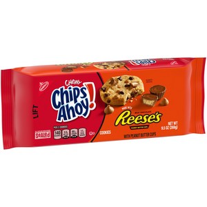 [미국직배송]나비스코 칩스 아호이 리세스 피넛 버터 컵 /CHIPS AHOY Cookies with Reese's Peanut Butte Cups, 269g, 1개