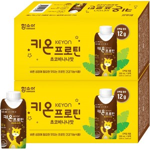 함소아 어린이 단백질 음료 키온 프로틴, 200ml, 36개, 초코바나나맛