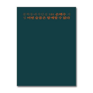 [문학동네]어떤 슬픔은 함께할 수 없다 - 문학동네 시인선 180, 문학동네, 손택수