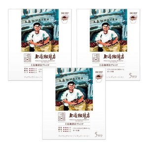 Uejima Coffee Shop 일본직구 우에시마 커피 원드립 블렌드 5P x 3봉지 기프트, 3개