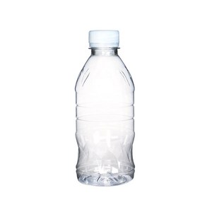 생수병 원형 350ml 1개 (약 지름 6.2cm x 높이 16cm x 마개 3cm)