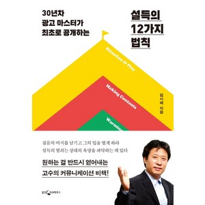 설득의 12가지 법칙:30년차 광고 마스터가 최초로 공개하는, 웅진지식하우스, 김시래