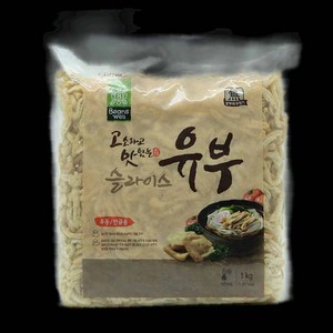 우천 우동 어묵탕 유부채 슬라이스 냉동 1kg, 2개