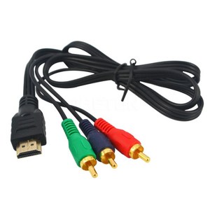 hdmi rca케이블 변환 젠더 컨버터TV연결 컴포지트 1m