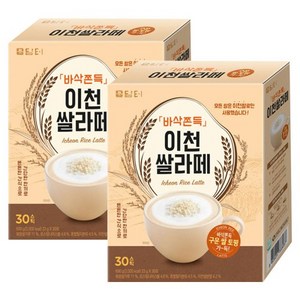 담터 바삭쫀득 이천쌀 라떼, 23g, 30개입, 2개