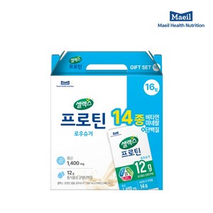 셀렉스 마시는 프로틴 음료 로우슈거 선물세트, 190ml, 48개