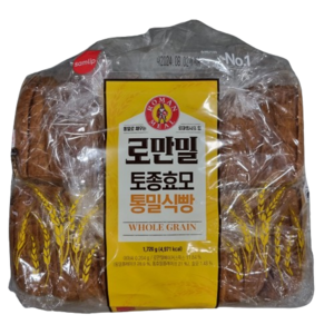 [코스트코] 삼립 토종효모 로만밀식빵 (4개입) 통밀빵, 1.72kg, 1개
