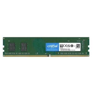 마이크론 크루셜 DDR4 4G PC4 25600 3200AA 4칩 데스크탑 게이밍 메모리, 1개