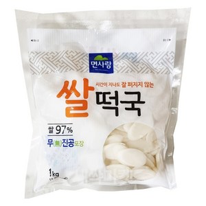 면사랑 쌀떡국떡, 1kg, 2개