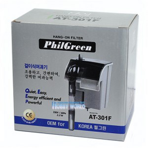 pHilGeen 행언 걸이식 여과기 3.5W AT-301F, 1개