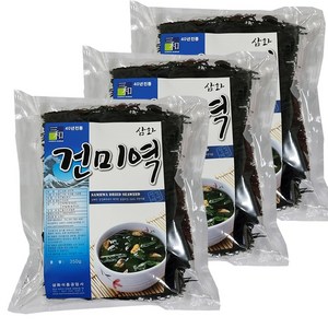 [삼화해조류] 완도 햇 산모미역 350g 2봉 3봉 4봉 최상품 선물용 특산품, 4개