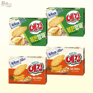 오리온 예감 치즈그라탕 204gx2개+볶음양파맛 204gx2개[총4개], 1세트, 816g