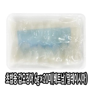 다인 초밥용 갑오징어 120g (6gX20미) 초한치 초밥재료 초이까, 1개