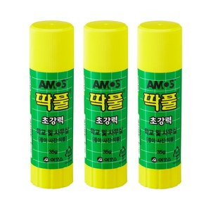 아모스 딱풀, 35g, 3개