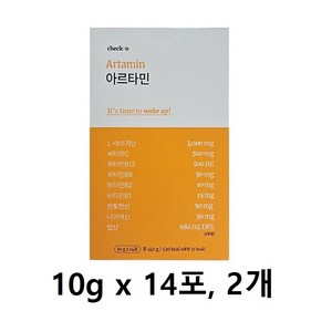 체크오 아르타민 아르기닌 고함량 비타민 랜덤사은품, 140g, 2개