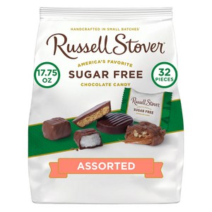 러셀스토버 슈가프리 무설탕 초콜렛 대용량 503g Russell Stover Sugar Free, 1개