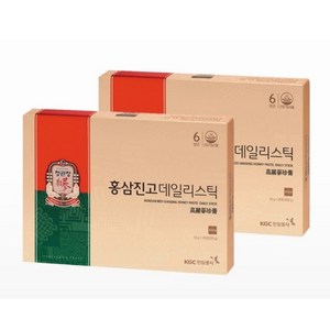 정관장 홍삼진고 데일리스틱 10g x 20포, 20정, 2개