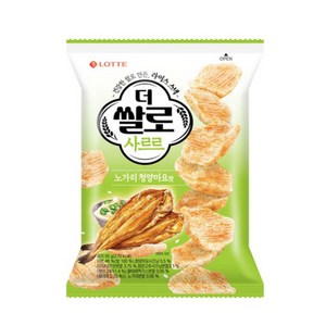 롯데 더쌀로 사르르 노가리 청양마요맛 50g, 4개