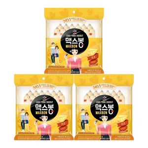 맥스봉 CJ 제일제당 맥스봉 치즈 소시지 3봉 1.3kg (35g x 39개), 455g, 3개