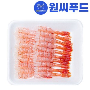 단새우 새우회 3.75g 20미 손질 횟감 초밥용 아마에비 홍새우 북쪽분홍새우, 1개