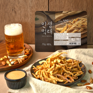 고단백 바삭한 인생먹태 + 갈릭마요소스, 55g, 6개