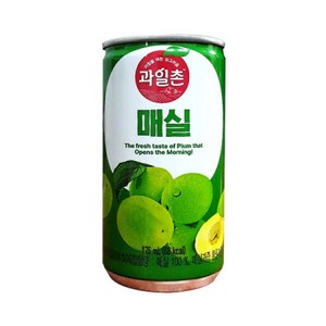 해태 썬키스트 매실 175ml 90캔 미니캔 매실 음료, 90개