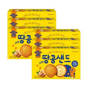 크라운 국희 땅콩샌드, 279g, 24개