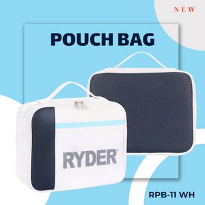 라이더 파우치 가방 RPB-10 BK RPB-11 WH소품백 소품가방 작은가방 배드민턴 흰색 블랙 yde 초등학생 중학생 고등학생 방과후 용산스포츠 용스, 1개