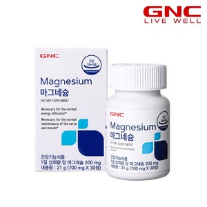 GNC 마그네슘, 30정, 1개