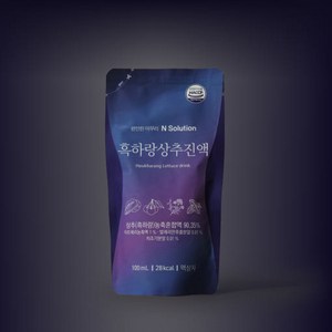 잠엔솔루션 상추진액 숙면 불면증에 좋은 흑하랑 치료제, 1개, 100ml