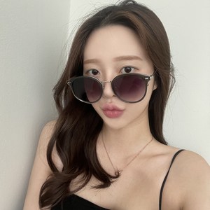 VANANA2 남녀공용 라운드 투톤 선글라스