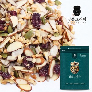 맛을 그리다 뿌려먹는 견과 토핑 블랙 믹스너트 500g, 2개