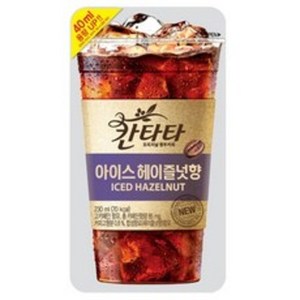 칸타타 헤이즐넛 파우치 230ml 50팩, 50개