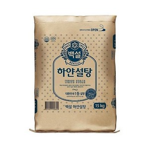 백설 하얀설탕, 15kg, 1개