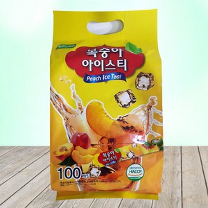 이레 복숭아 아이스티 100T X 2개/홍차 분말, 1.4kg, 100개입, 2개