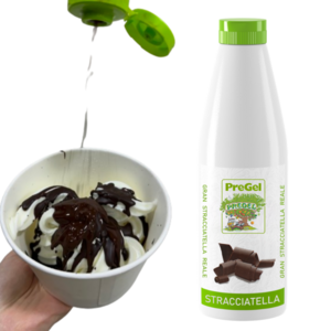 [과일그릭이] 초코쉘 프리젤 그랜 스트라치아텔라 다크 초코 시럽 소스 대용량, 900g, 3개
