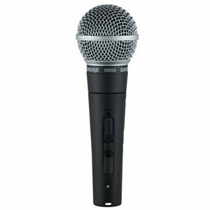 슈어 SHURE SM58SK 보컬용 단일지향성 다이나믹마이크 공연용(스위치타입)