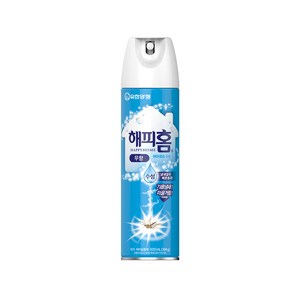 해피홈 유한양행 에어로솔 수성 살충제 무향, 350ml, 1개