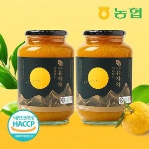 [농협] 레몬차보다 향긋한 갈아만든 고흥 유자차 유자청 2kg+2kg, 2kg, 2개입, 1세트