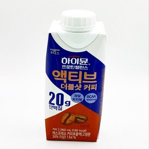 일동 하이뮨 액티브 커피 더블샷, 250ml, 36개