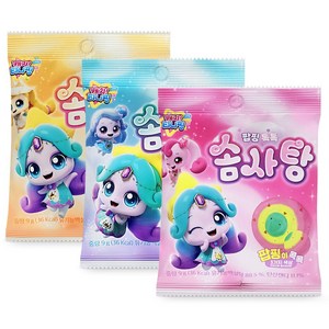 슈팅스타 캐치티니핑 젤리 어린이 과일맛 간식 솜사탕, 9g, 8개, 캐치티니핑 팝핑 솜사탕