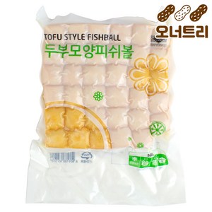 오너트리 사각두부모양 피쉬볼 500g 냉동 두부 마라탕 훠궈 완자 사리, 1개