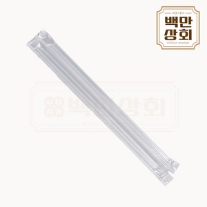 대성산업 일자 투명 빨대 7 x 210 mm, 500개입, 1개