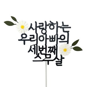 스위트레터링 환갑토퍼, 아빠의세번째스무살