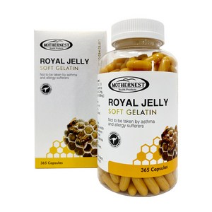 [호주직구] 마더네스트 [호주직구] 마더네스트 로얄제리 소프트젤 연질 캡슐 1000mg 365정, 1개