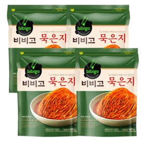 비비고 묵은지 400g, 4개