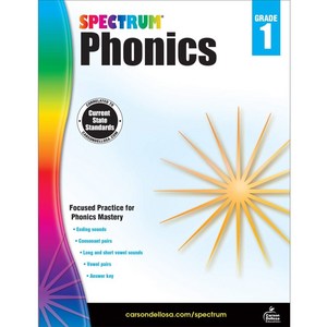 Spectrum Phonics Grade 1, Carson Dellosa Publishing