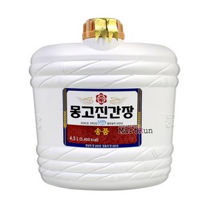 부천 몽고진간장 송품 4.5L, 1개